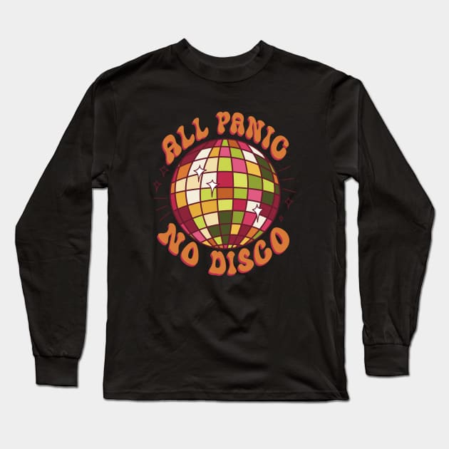 All Panic No Disco Long Sleeve T-Shirt by PepperLime